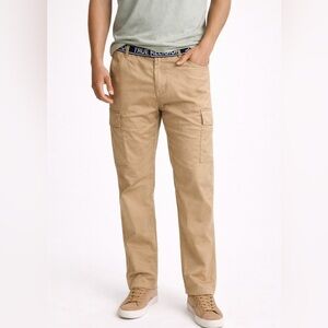 True Religion 36x32 Travertine Belted Logo Cargo Pants Style 700379